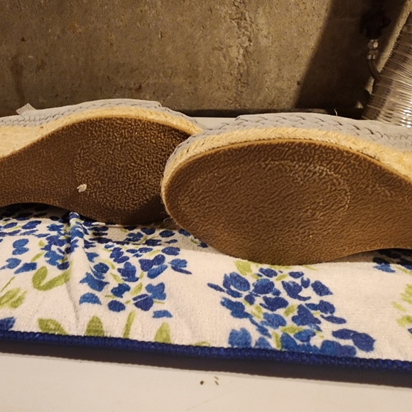 Brand New Just Fab Size 9 Platform sandals Grey - Picture 2 of 3